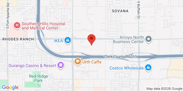 Map of 8379 W Sunset Rd Las Vegas, NV 89113