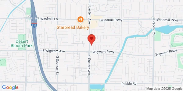 Map of 8420 S Eastern Ave Ste 101 Las Vegas, NV 89123