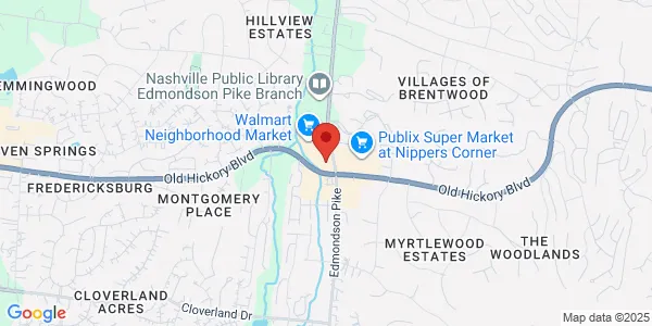 Map of 5555 Edmondson Pike Nashville, TN 37211