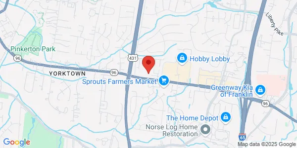 Map of 919 Murfreesboro Rd Franklin, TN 37067