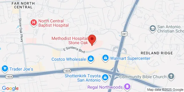 Map of 1139 E Sonterra Blvd Ste 260 San Antonio, TX 78258