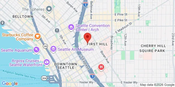 Map of 1100 9th Ave Level 3 Seattle, WA 98101