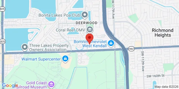 Map of 15055 SW 122nd Ave Miami, FL 33186