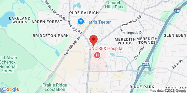 Map of 3100 Blue Ridge Rd Ste 300 Raleigh, NC 27612