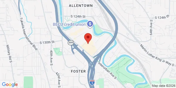 Map of 13035 Gateway Dr S Ste 131 Seattle, WA 98168