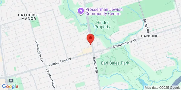 Map of 4430 Bathurst Street Suite 101 North York, ON M3H 3S3 Canada