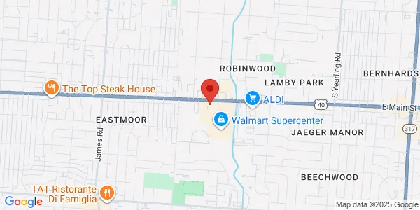 Map of 3597 E Main St Whitehall, OH 43213