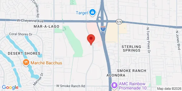 Map of 2851 N Tenaya Wy Ste 101 Las Vegas, NV 89128