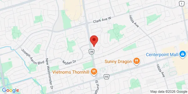 Map of 7241 Bathurst Street Unit 12 Chabad Gate Plaza Thornhill, ON L4J 3W1 Canada