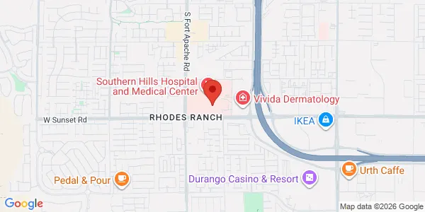 Map of 9260 W Sunset Rd Ste 207 Las Vegas, NV 89148