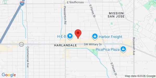 Map of 517A SW Military San Antonio, TX 78221