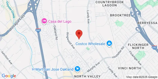 Map of 1141 Ringwood Ct Ste 70 San Jose, CA 95131