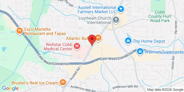Map of 3950 Austell Rd SW Austell, GA 30106