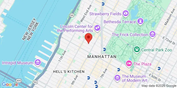 Map of 425 W 59th St New York, NY 10023