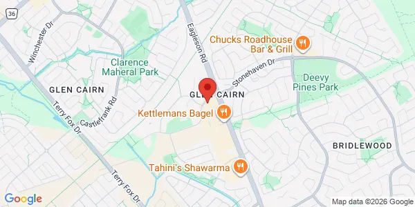 Map of 80 Michael Cowpland Drive Ottawa, ON K2M 1P6 Canada