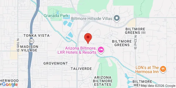 Map of 2525 E Arizona Biltmore Cir Ste C236 Phoenix, AZ 85016