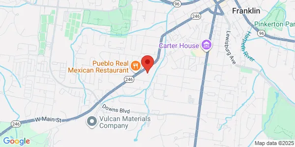 Map of 1325 W Main St Ste 101 Franklin, TN 37064