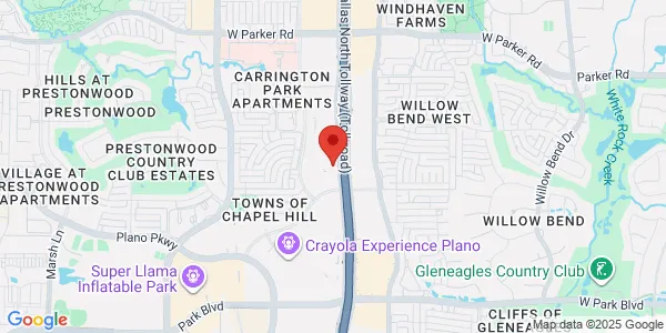 Map of 2633 Dallas Pkwy Ste 200 Plano, TX 75093