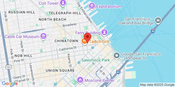Map of 222 Front St Fl 6 San Francisco, CA 94111
