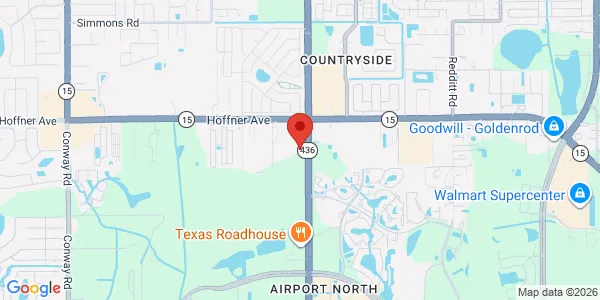 Map of 5800 S Semoran Blvd Ste A Orlando, FL 32822