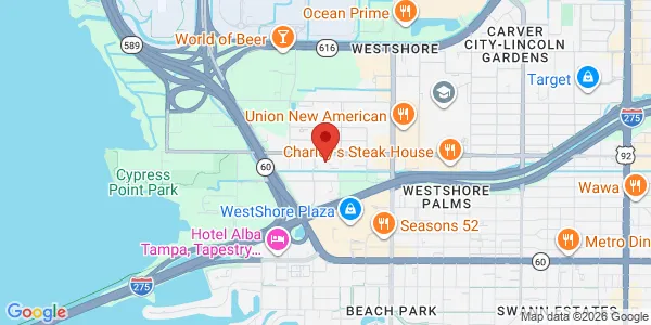 Map of 5016 W Cypress St. Suite 300 Tampa, FL 33607