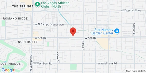 Map of 3930 W Ann Rd North Las Vegas, NV 89031