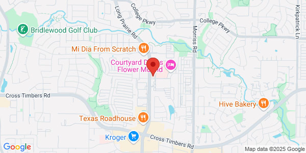 Map of 2560 Central Park Ave Ste 240 Texas Health Presbyterian Hospital Flower Mound Flower Mound, TX 75028