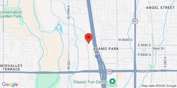 Map of 8657 Sandy Pkwy Sandy, UT 84070