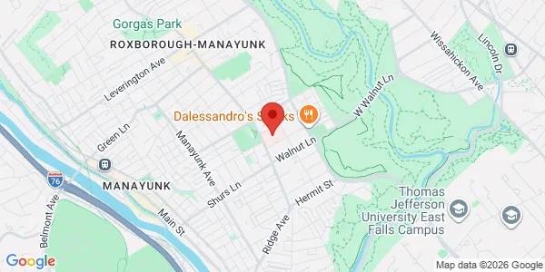 Map of 5800 Ridge Ave Ste 234 Roxborough Memorial Hospital Philadelphia, PA 19128
