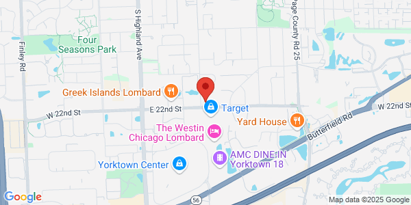 Map of 500 E 22nd St Ste A Lombard, IL 60148