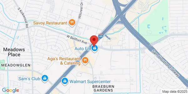Map of 11503 SW Fwy Ste C Houston, TX 77031